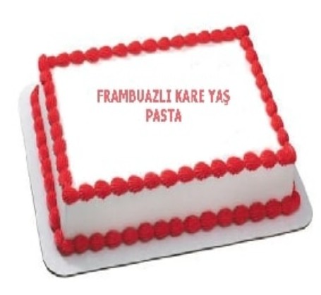 Uzman Pastacılar Tarafından 35 Kişilik Frambuazlı Yaş Pasta